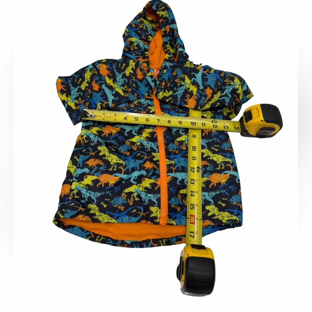 Lily & Dan lightweight rain coat jacket Dinosaurs Size 4-5‎